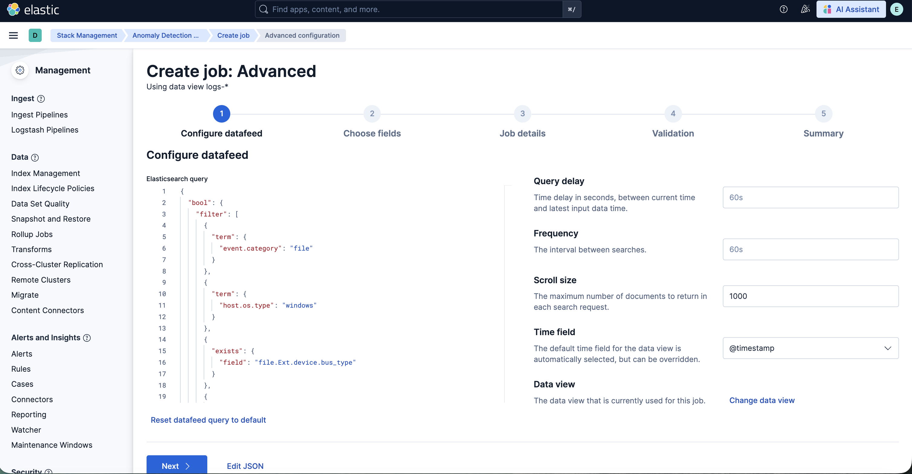 Data Exfiltration Detection jobs Data Exfiltration Detection jobs