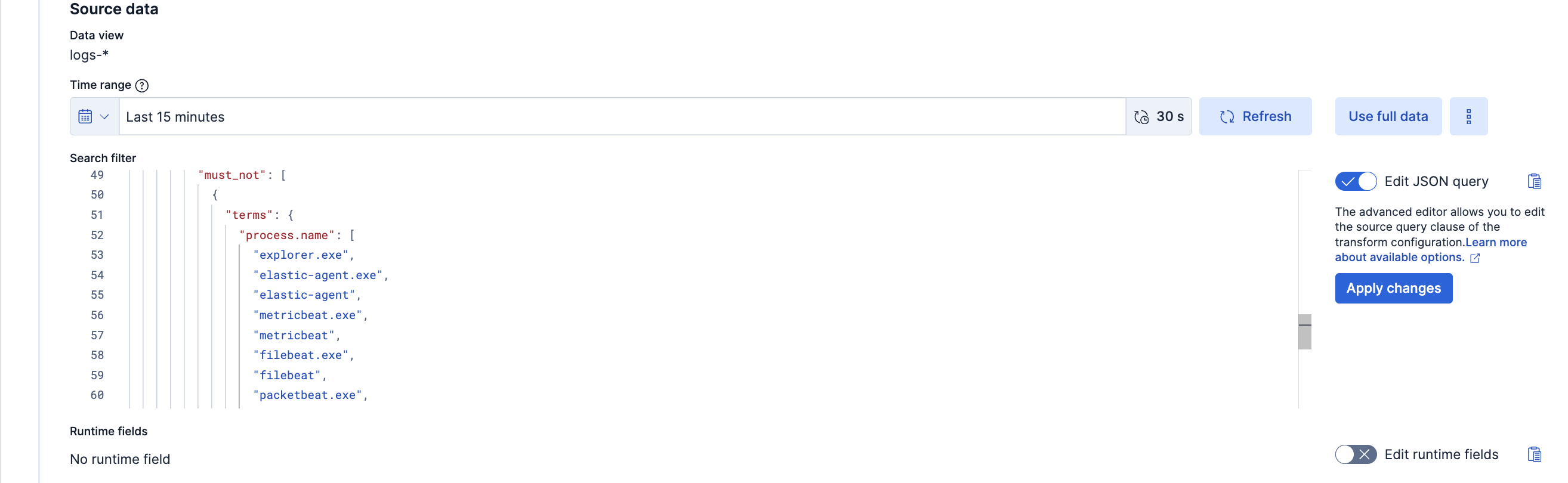 Privileged Access Detection transform