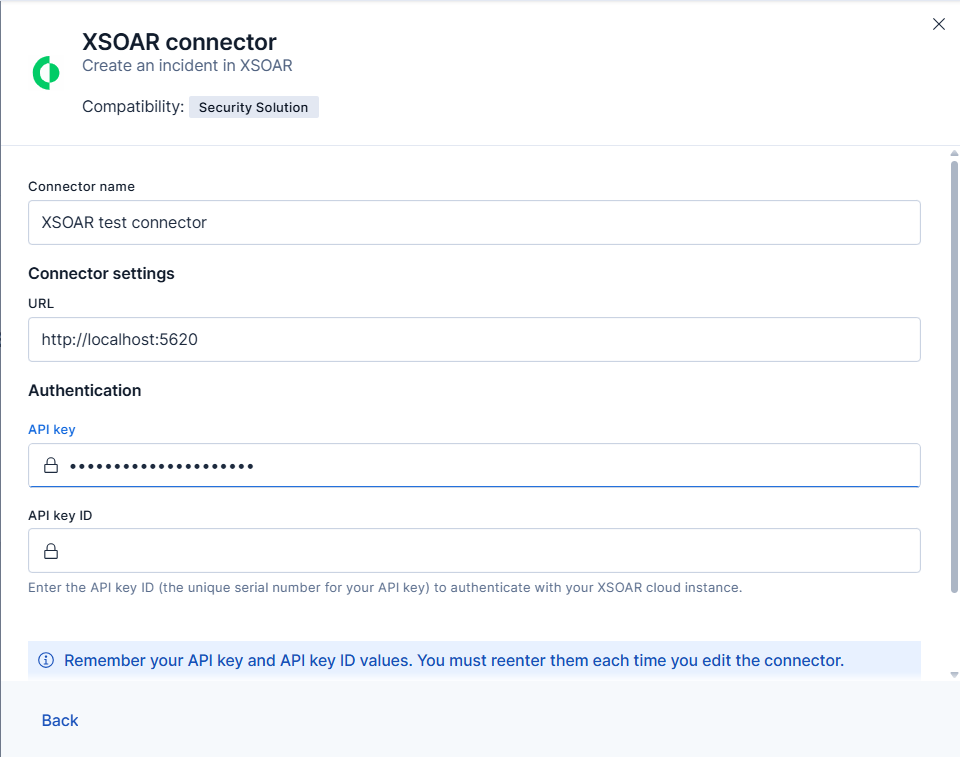XSOAR connector XSOAR connector
