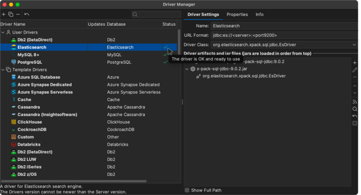 dbvis driver manager elasticsearch dbvis driver manager elasticsearch