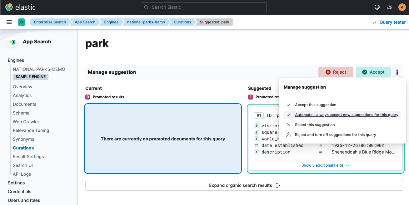 Automate curation