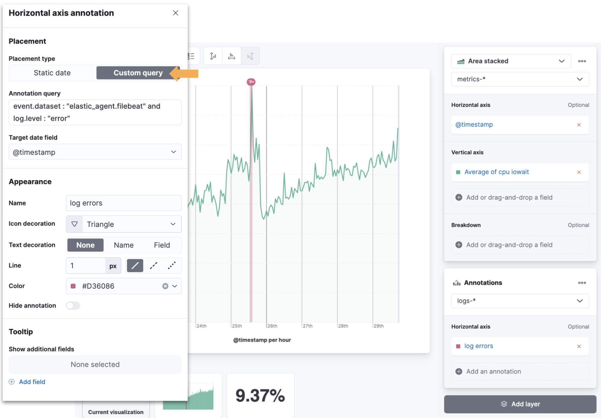 Query annotations from separate data views in Lens