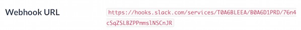 slack copy webhook url