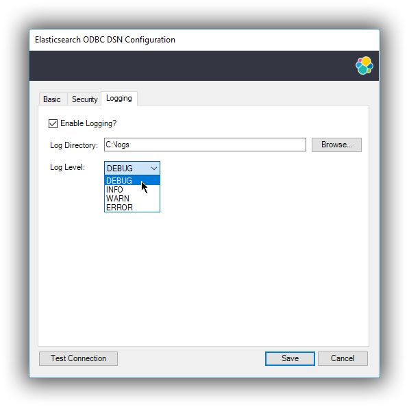 dsn editor logging