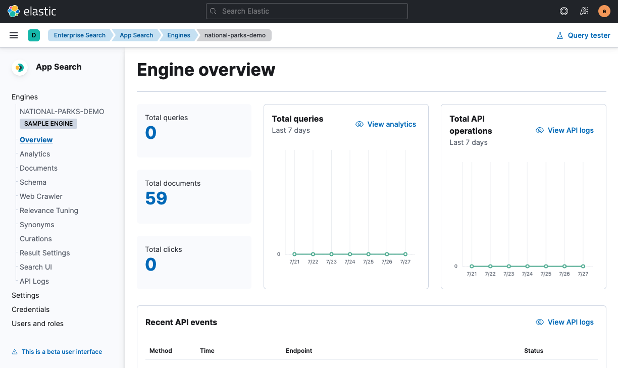 App Search in Kibana