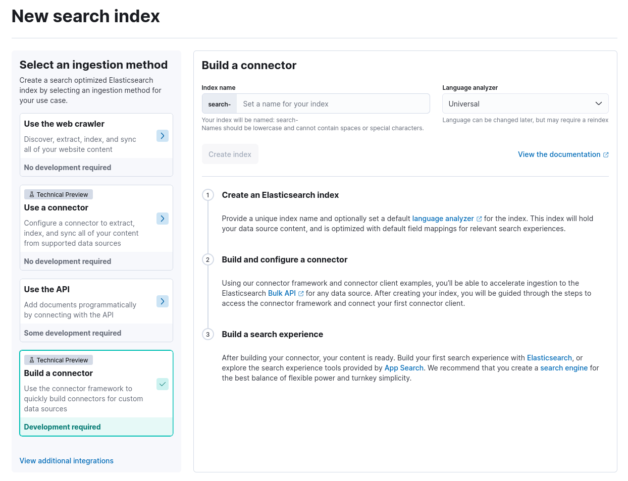 build a connector workflow