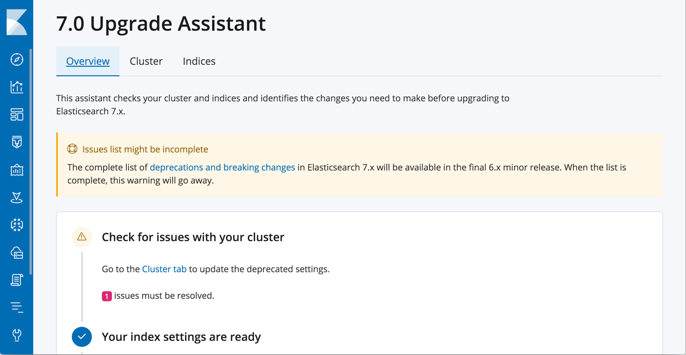 management upgrade assistant 7.0