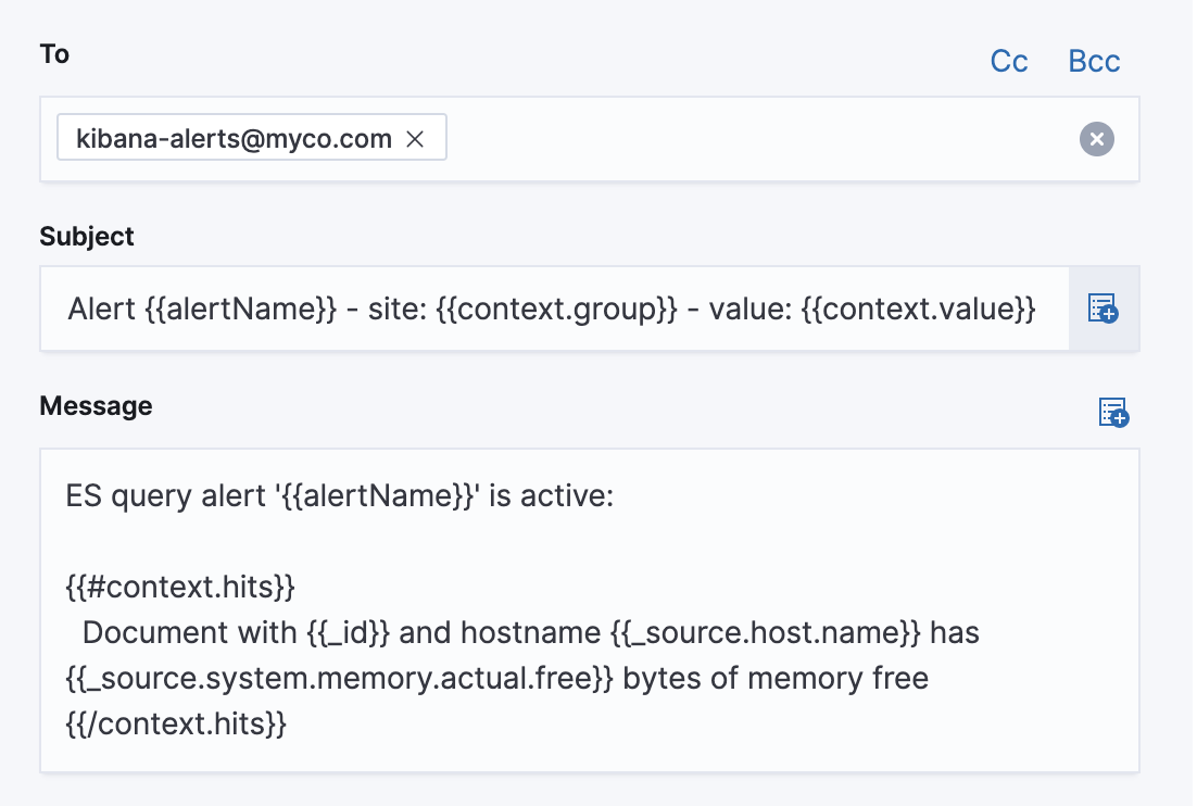 Iterate over hits using Mustache template syntax