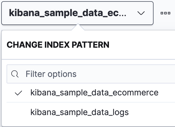 How to set the index pattern in Discover