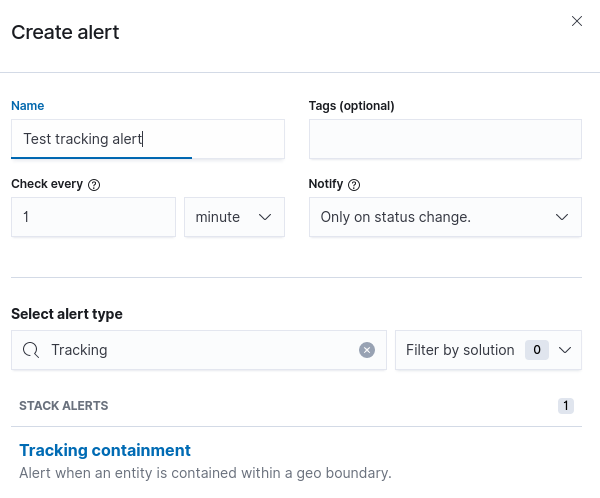 Choosing a tracking rule type