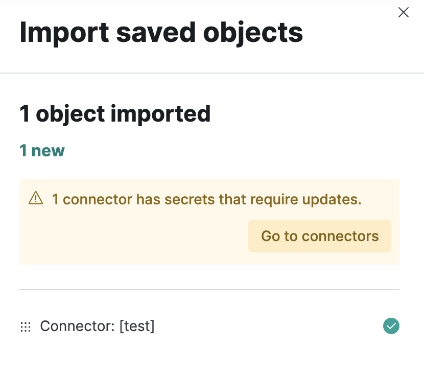 Connectors import banner