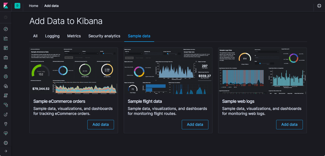 Kibana dark theme