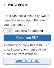 Generate Visualize and Dashboard reports