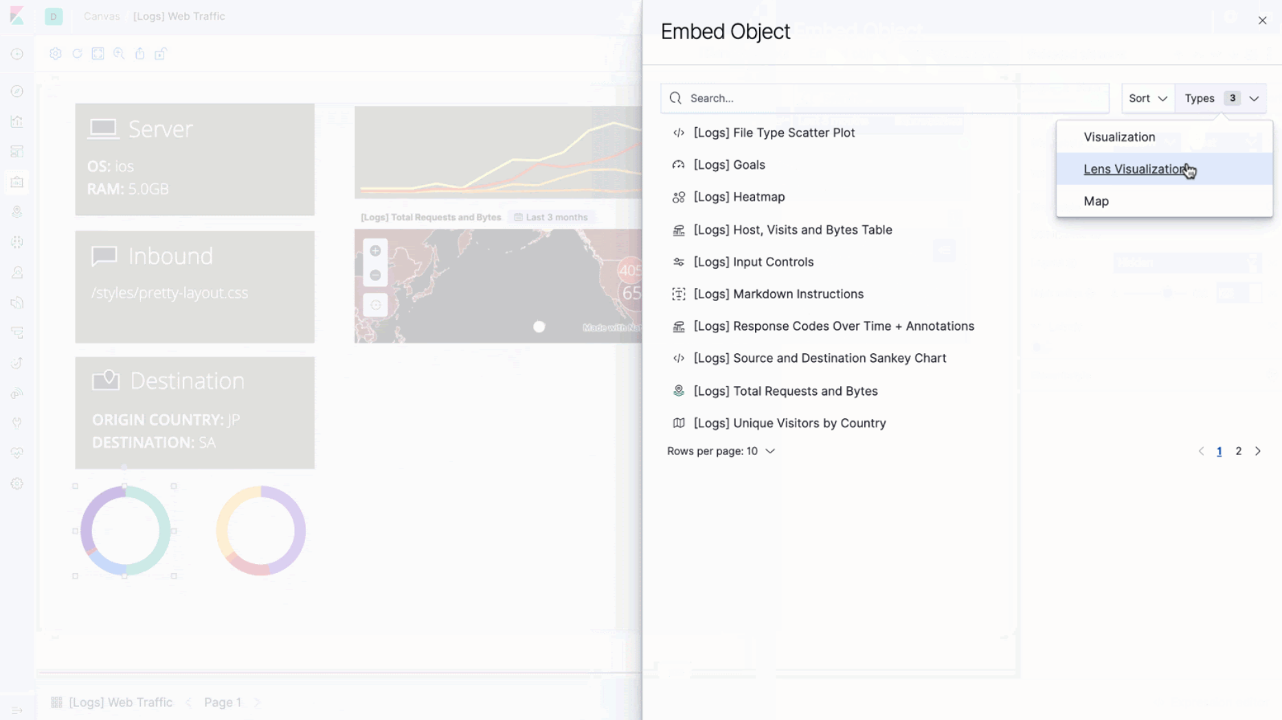 Embedded maps in Canvas