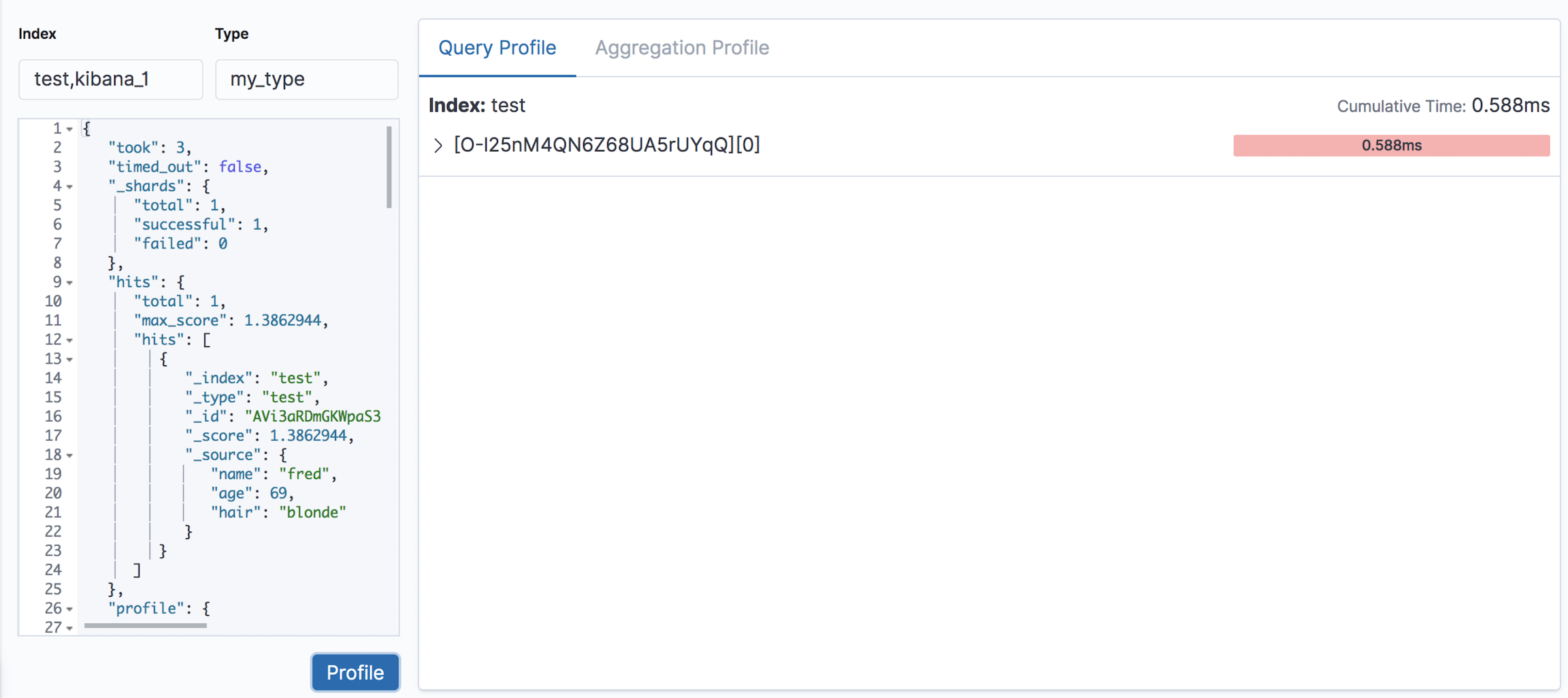 Filtering by index and type