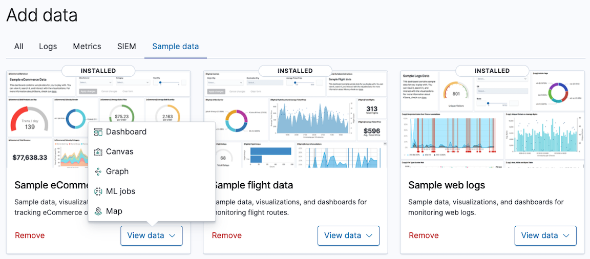 add sample data