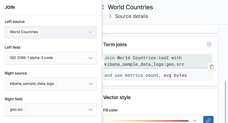 terms join shared key config