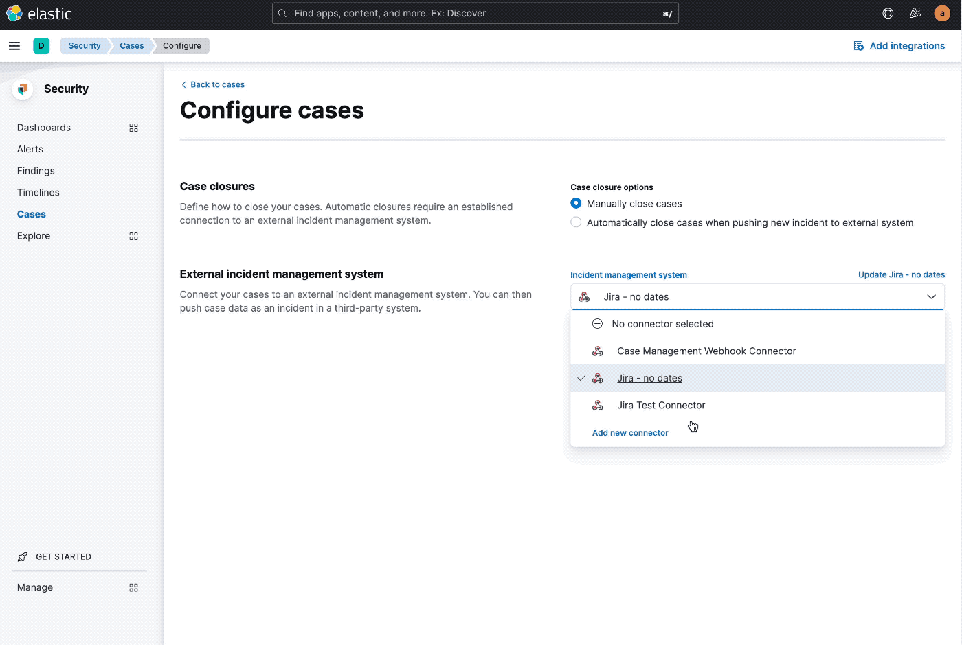 Webhook - Case Management connector