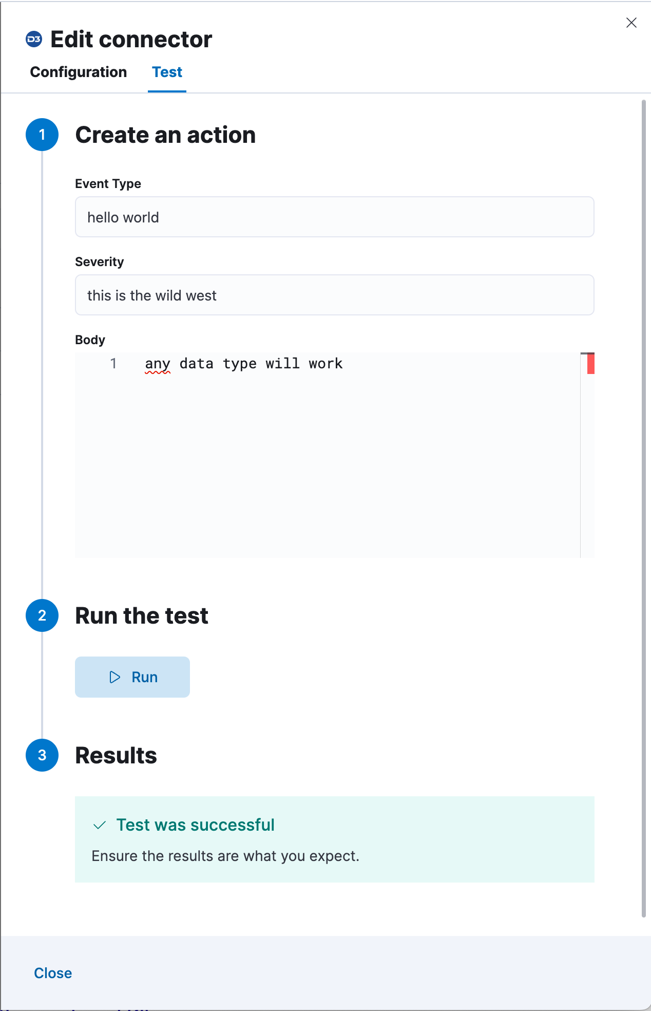 D3 Security params test