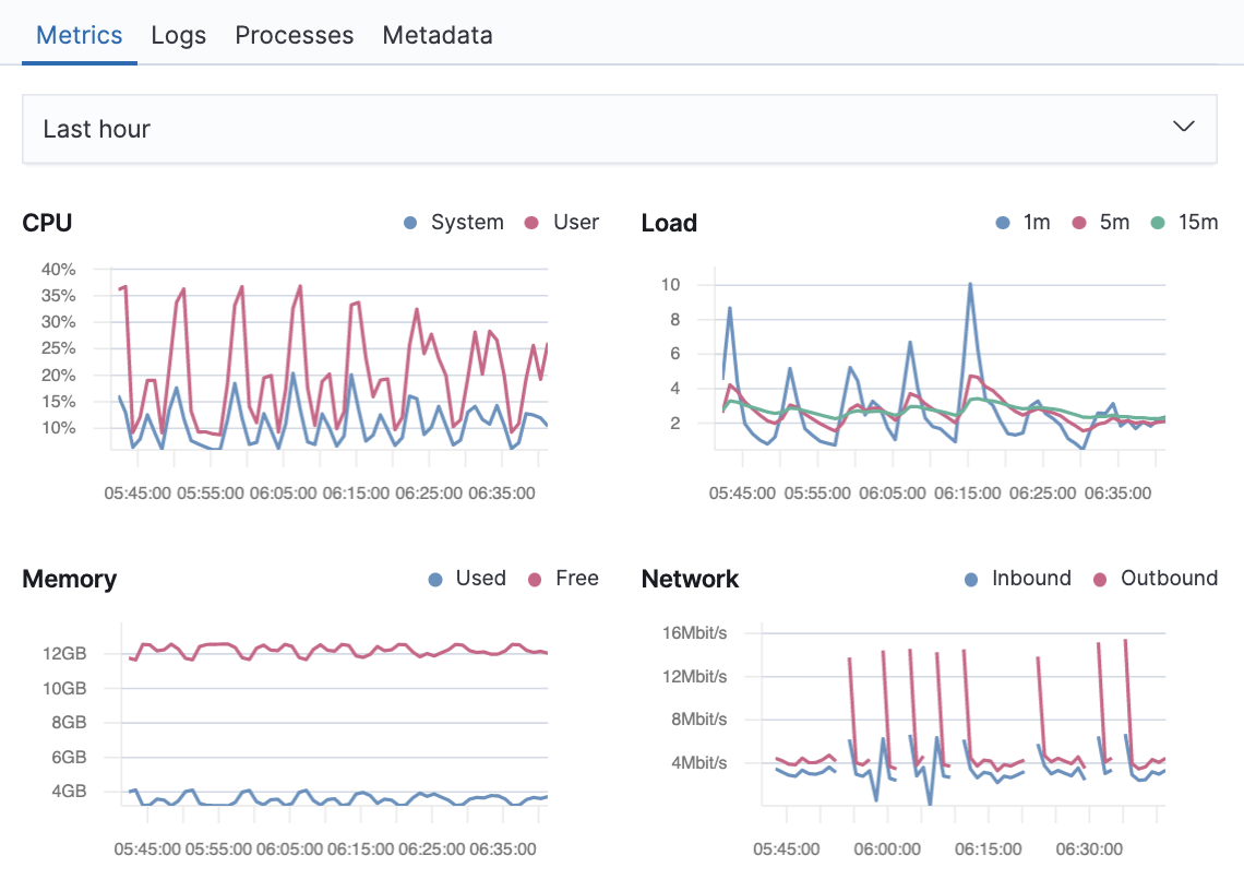 Host metrics