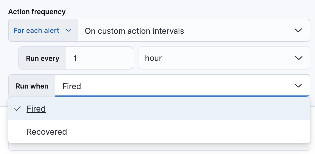 Configure when a rule is triggered