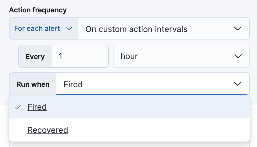 Configure when a rule is triggered