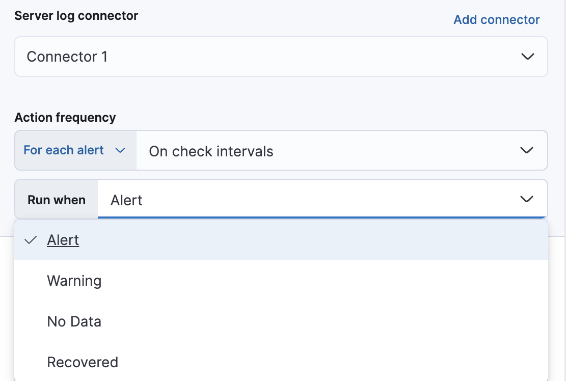 Configure when a rule is triggered