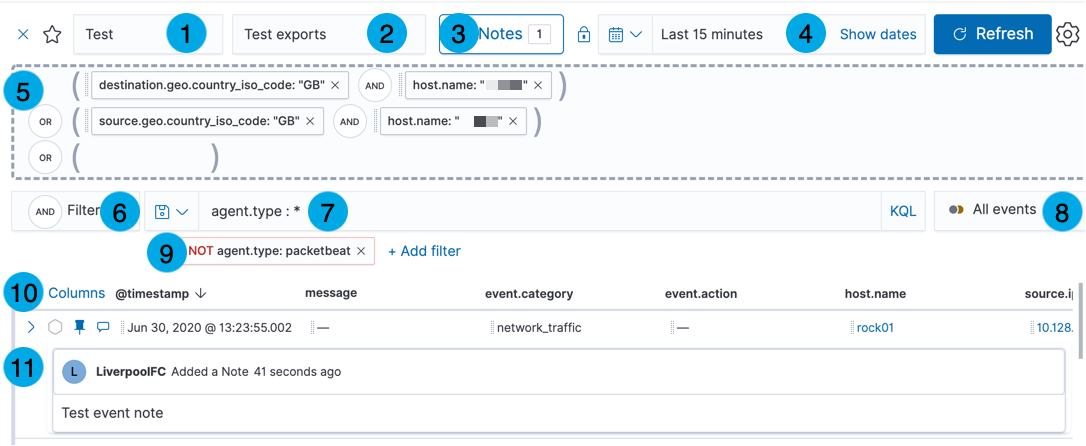 timeline object ui