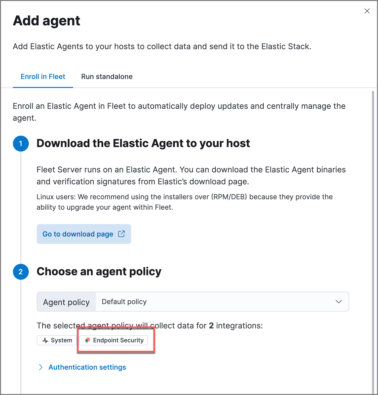 endpoint configuration