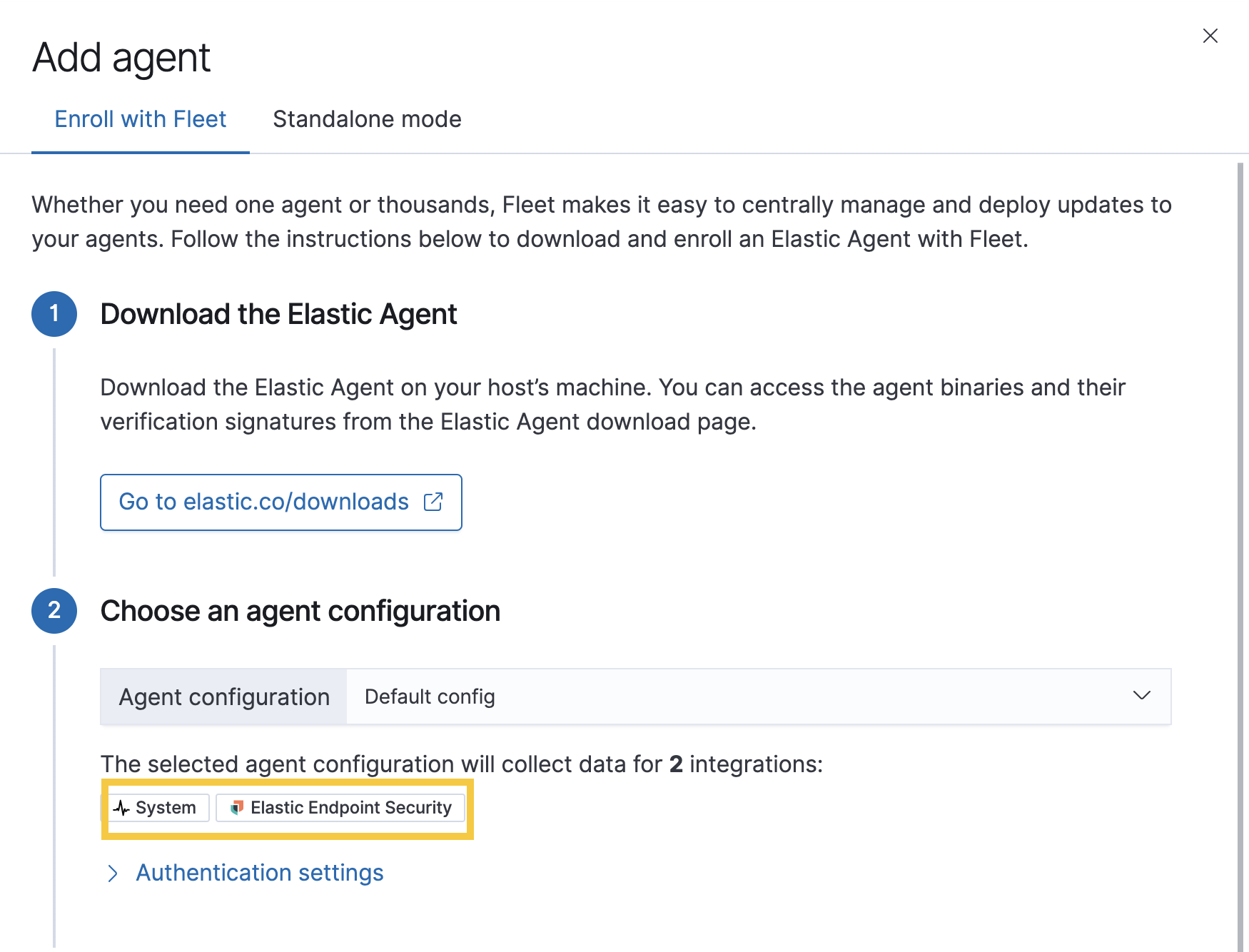 endpoint configuration