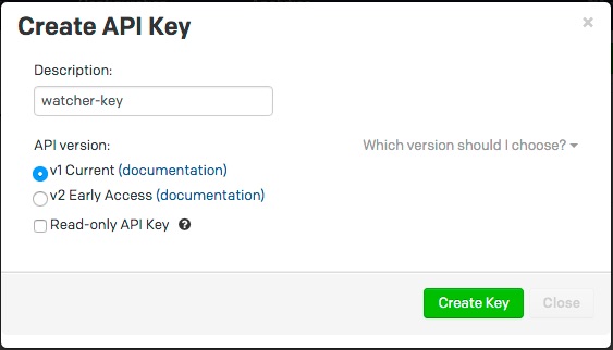 pagerduty create key