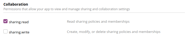 dropbox sharing read