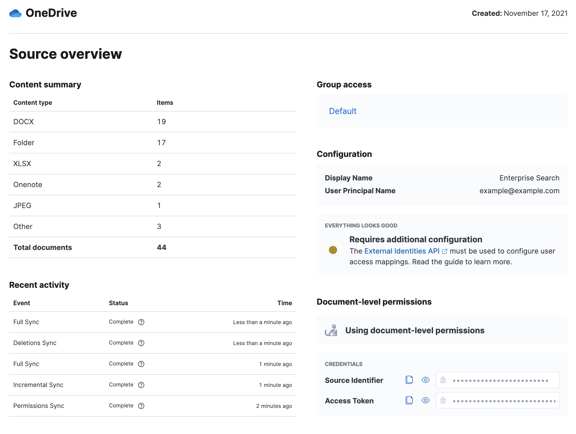 content source id access token