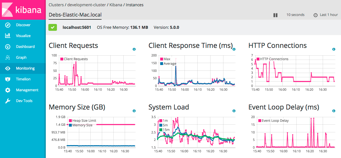 Kibana Instance View