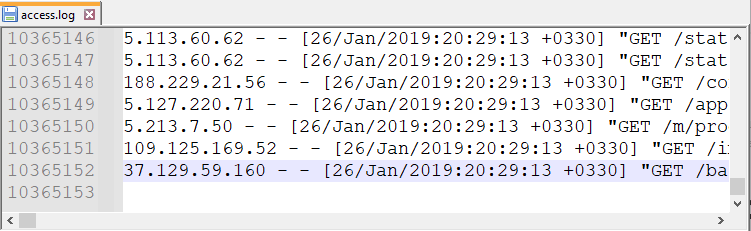 nginx access logs