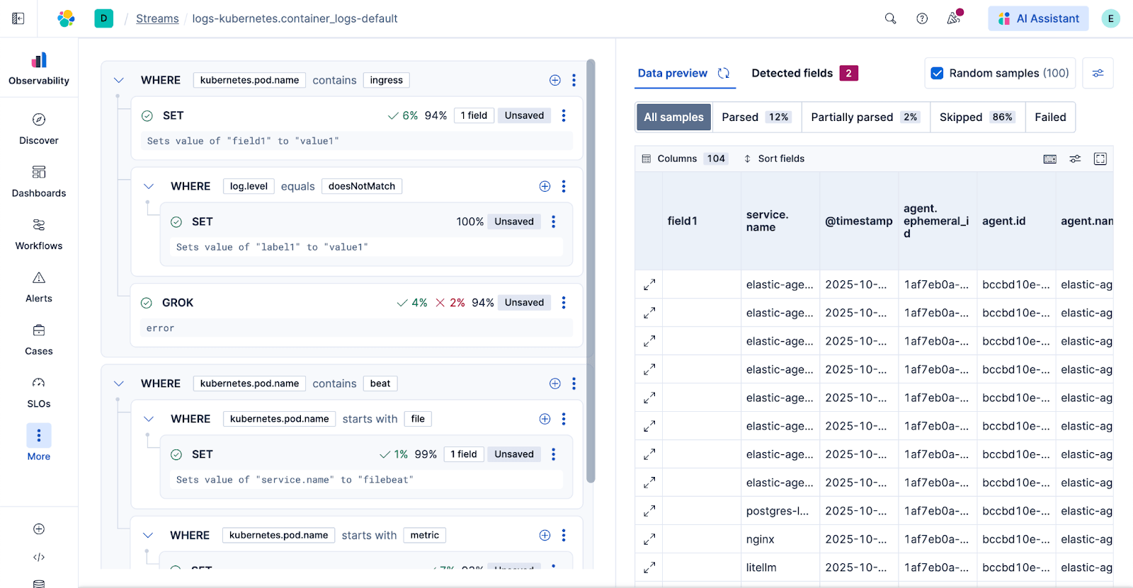 conditional processing