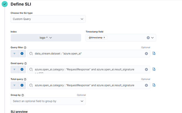 LLM Observability: Azure OpenAI Monitoring SLO Creation