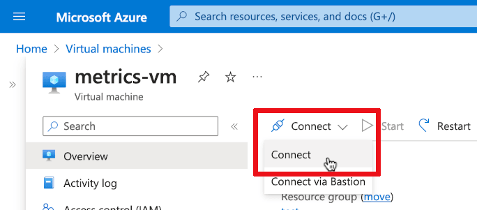 metrics vm