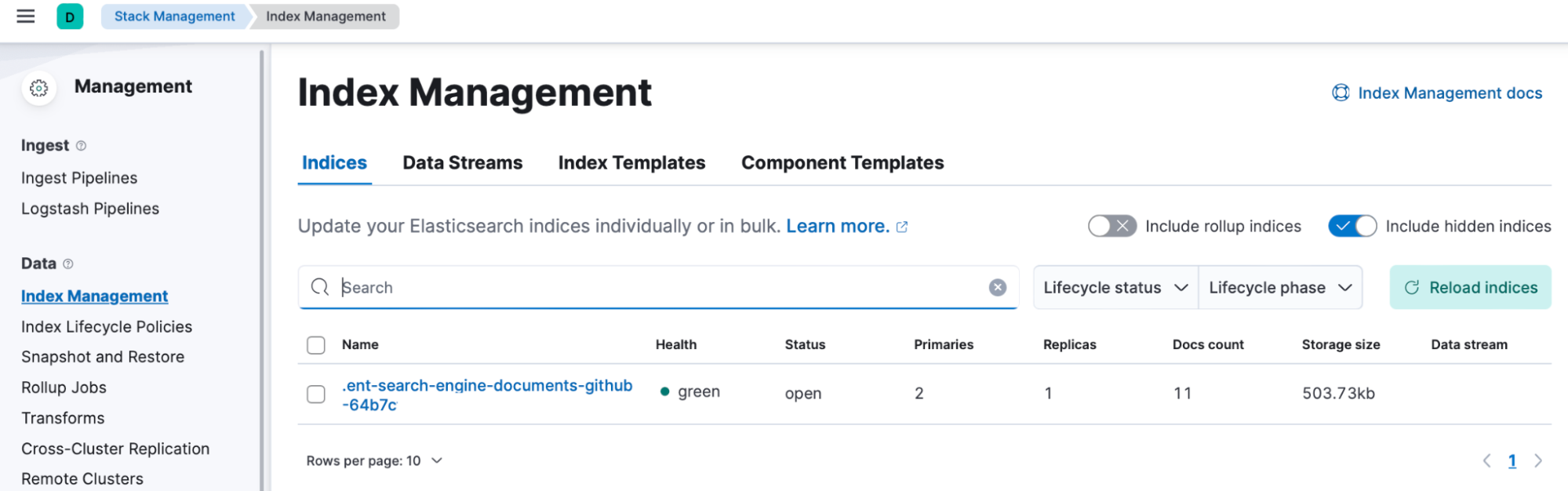 18 - index mgmt