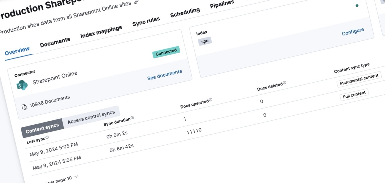 Elastic Connectors: Performance impact of incremental syncs