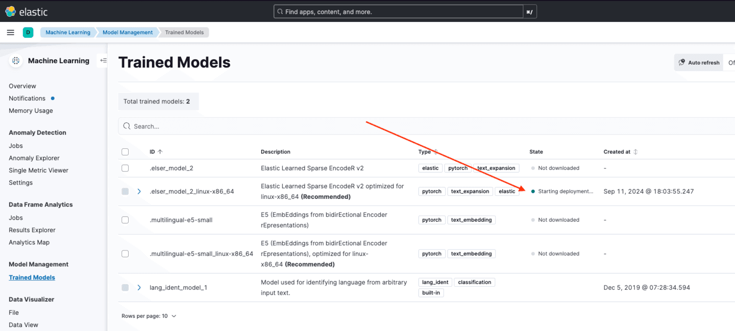 Checking trained models