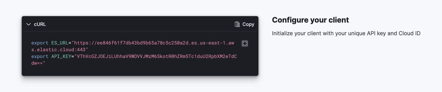 Export environment variables