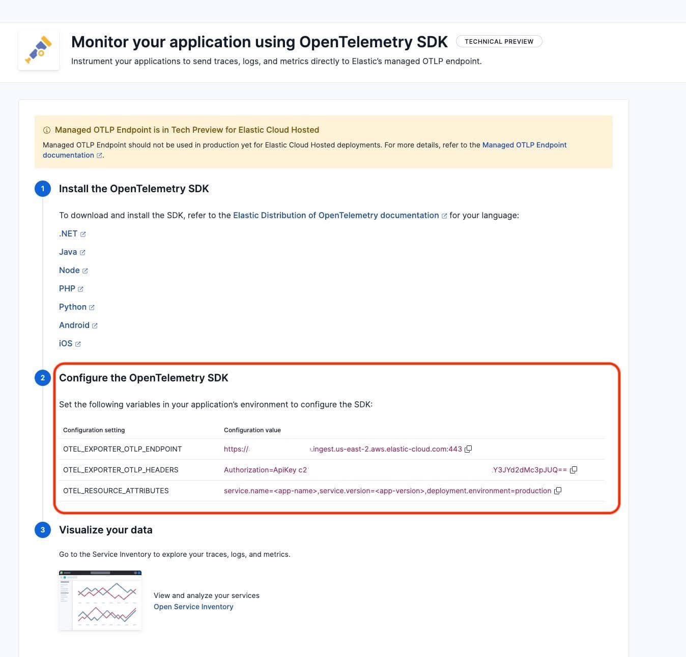 URL and authentication token for implementing OpenRouter Broadcast