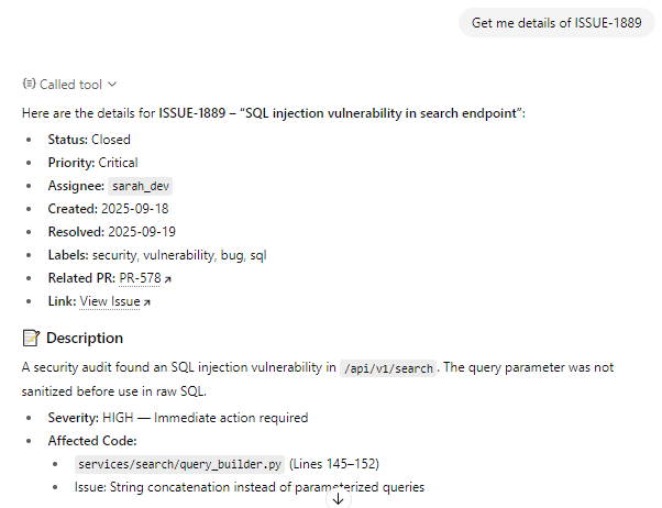 How ChatGPT synthesizes the information and presents