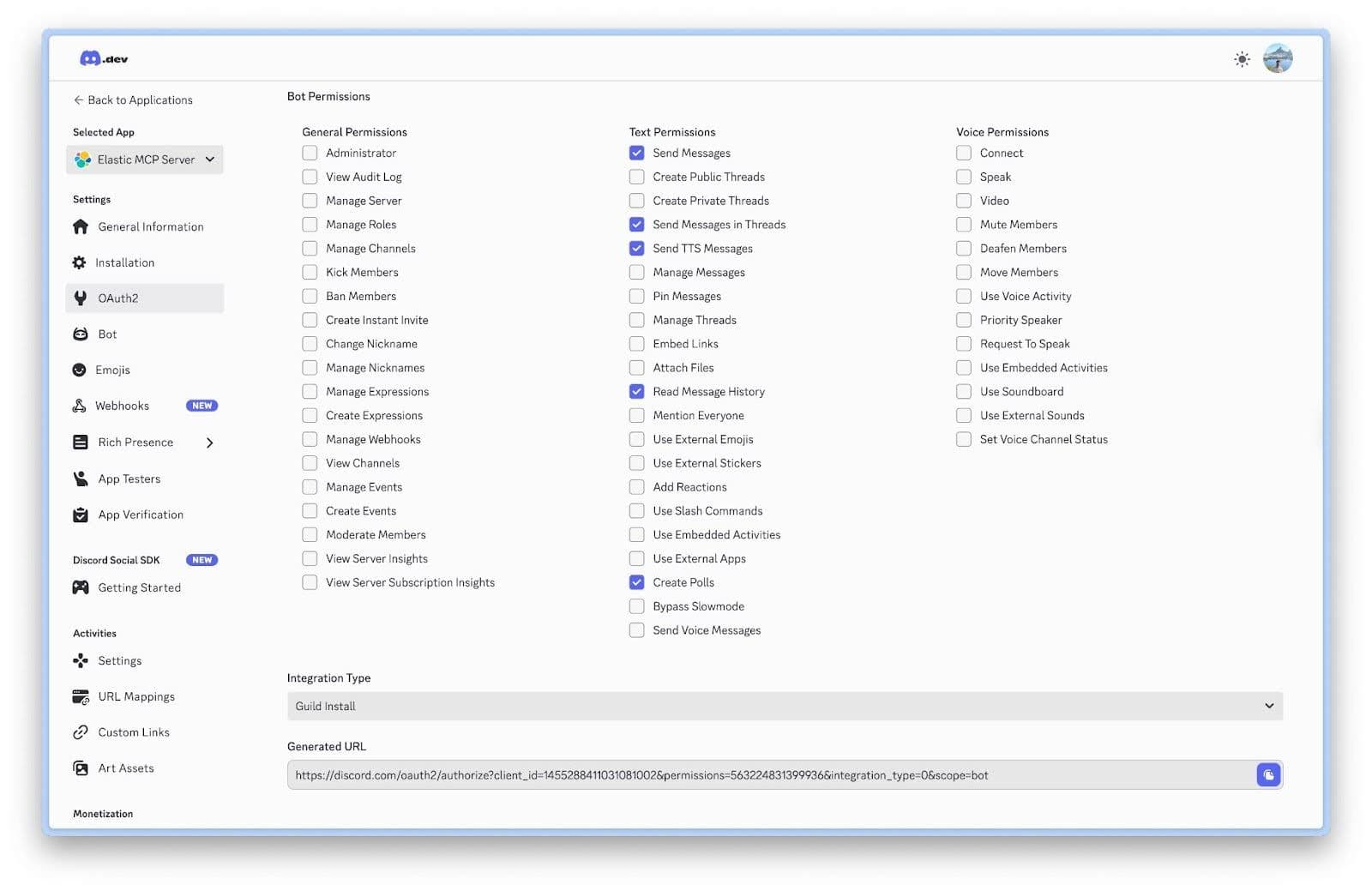Invite the Discord bot to your server