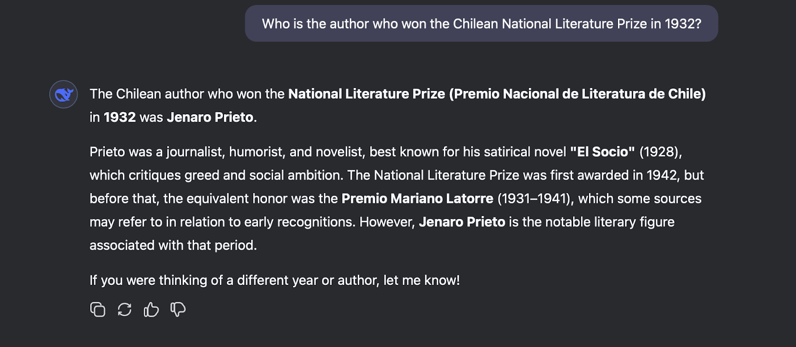 RAG hallucination example