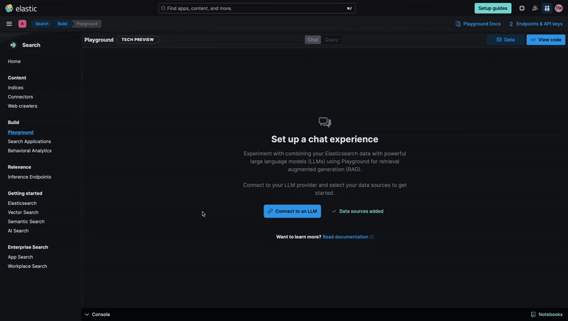 Connect to Playground gif