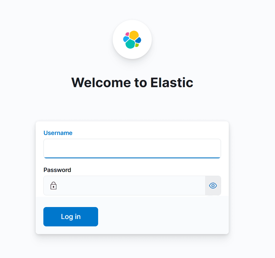 Elastic home page.