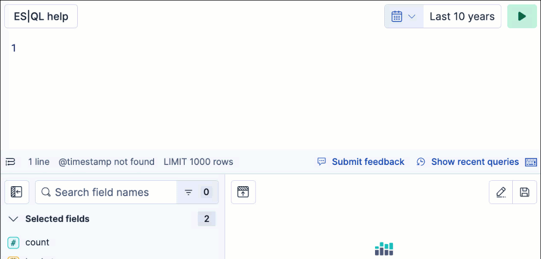 An example where the user types just “clu:g” to locate a remote index.