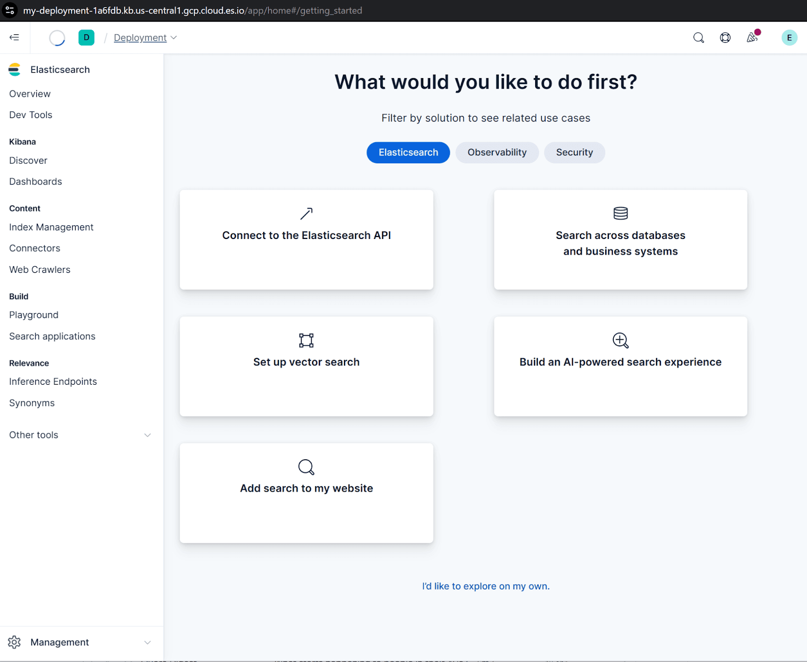 Elasticsearch deployment on Google Cloud via GCP Marketplace